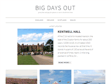 Tablet Screenshot of bigdaysout.com